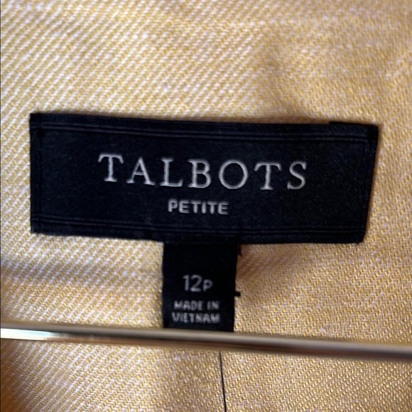 Talbots Women's Yellow Blazer - Picture 9 of 9